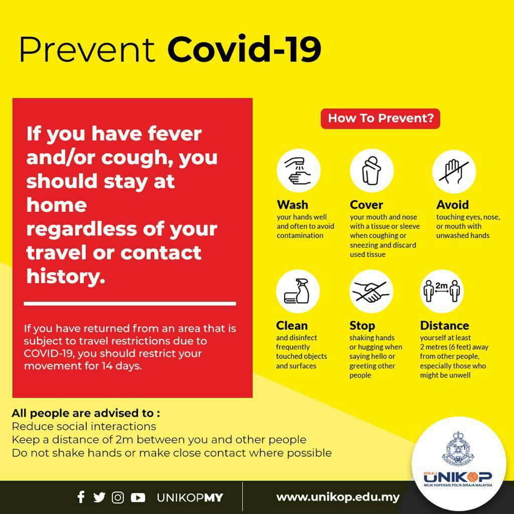 PREVENT COVID-19 – UNIKOP